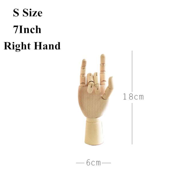 Wooden Hand Figurines